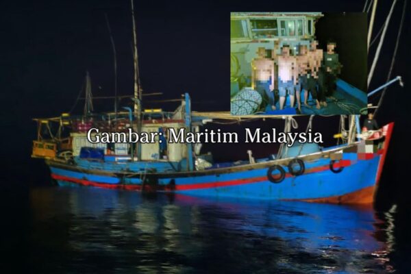 Lima nelayan asing ceroboh perairan Miri ditahan